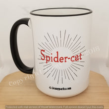 Spider-Cat 15 oz coffee mug