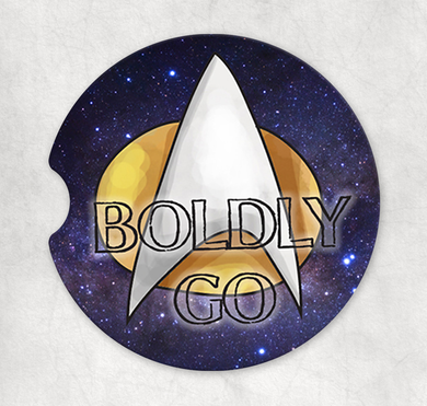 Boldly Go 1 -   Sandstone Car coaster