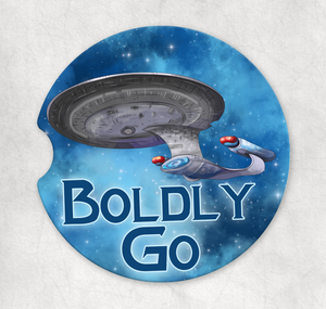 Boldly Go 3 -   Sandstone Car coaster