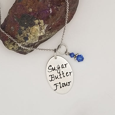 Sugar Butter Flour - Pendant Necklace