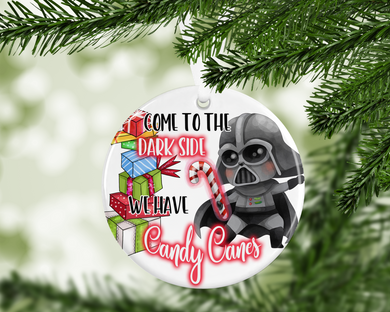 SW - Come to the dark side -  porcelain / ceramic ornament