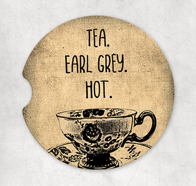 Tea, Earl Grey, Hot-   Sandstone Car coaster