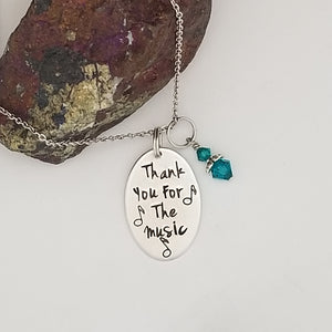 Thank You For The Music - Pendant Necklace