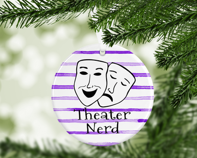 Theater Nerd -  porcelain / ceramic ornament