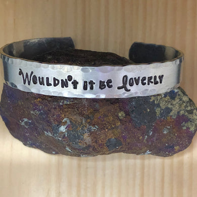 Wouldn't It Be Loverly Cuff Bracelet