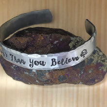 You Are Braver Than You Believe Cuff Bracelet