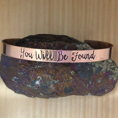 You Will Be Found Cuff Bracelet