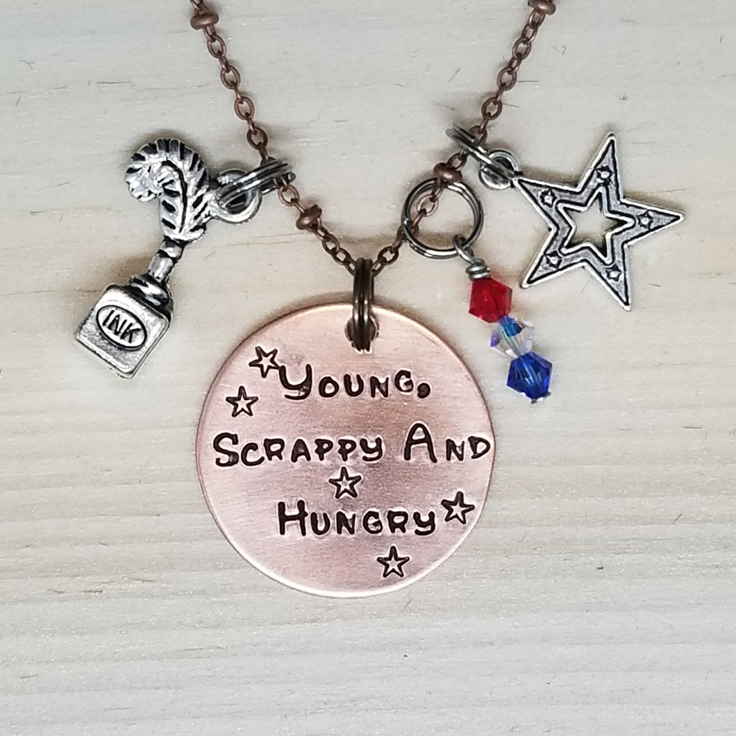Young, Scrappy And Hungry - Charm Necklace